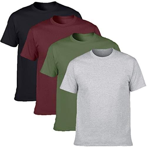 2020 Womens Color 2020 solid color T-shirt cotton casual