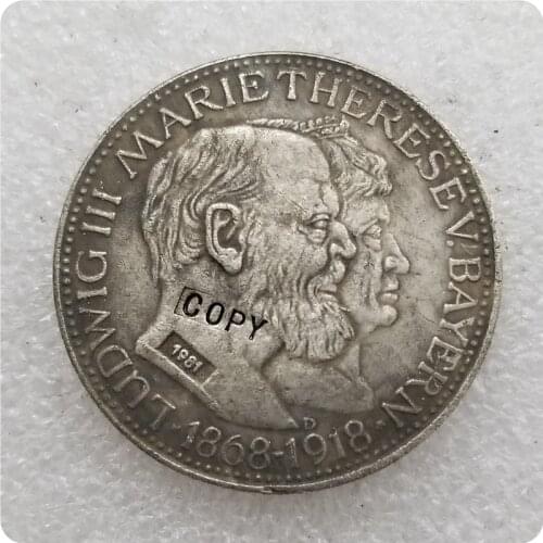 Germany - 3 MARK (DREI REICHSMARK)) 1918 - Deutsches Reich coin RARE COPY