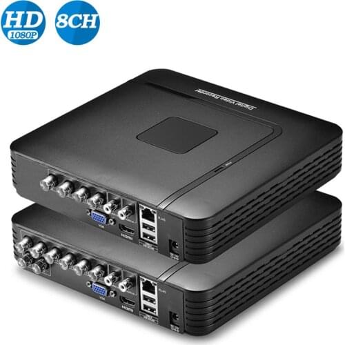 BESDER 4 Channel 8 Channel AHD DVR Surveillance Security CCTV Recorder DVR 4CH 720P 8CH 1080N Hybrid Mini DVR For Analog AHD IP