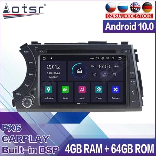 4+64G Android Radio Tape Recorder Car Multimedia Player Stereo For Ssangyong Kyron Actyon Micro 2005+ Head Unit GPS Navigation