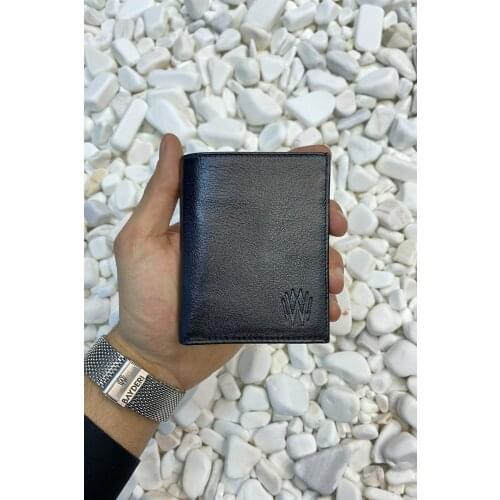 Male Genuine Leather Wallet Casual Aesthetic Modern Solid Good Quality Special Design Durable and Cheap