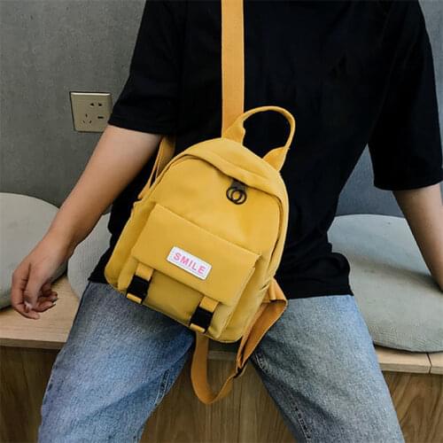 Oxford Backpack New Trend Women And Man Backpack Wild Fashion Shoulder Bag Small Canvas Teen Girl School Bag Female