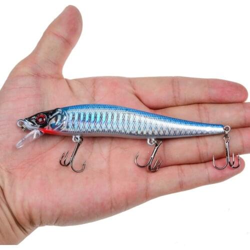 1 PCS 11.5cm 14.5g Minnow Fishing Lures Wobbler Hard Baits Crankbaits ABS Artificial Lure for Bass Pike Fishing Tackle