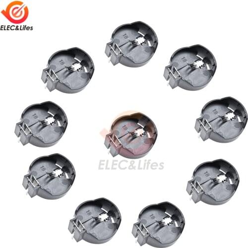10Pcs 3V CR2025 CR2032 ø20mm Button Coin Cell Battery Holder Socket Case 2025 2032 Portable Mini Battery bracket DIY Storage Box