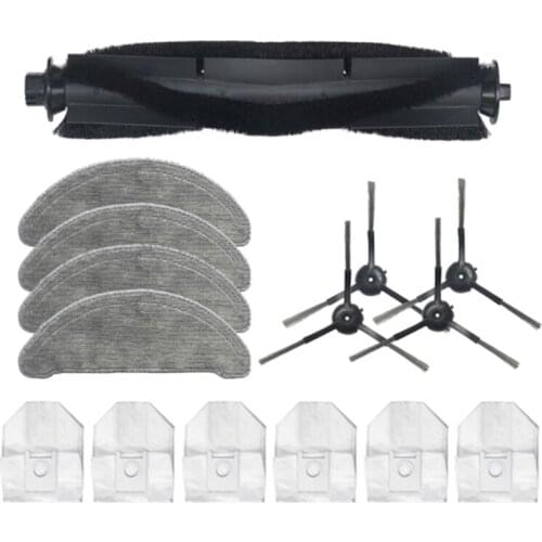 15PCS Main Brush Roll Brush Dust Bag For ROIDMI EVE Plus Vacuum Cleaner Parts Dust Bag Wipes Cleaner Sweeper Accessories