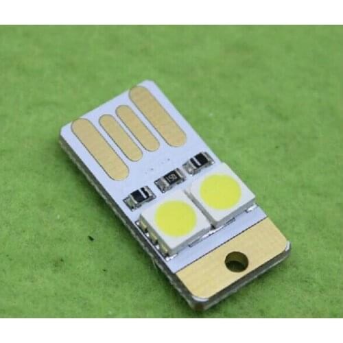 5PCS computer keyboard light, ultra-small mini-USB lights, LG light, mobile power USB lights, double-sided insert