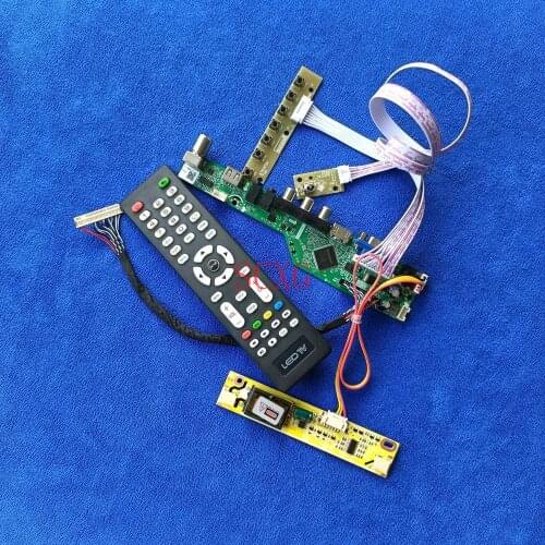 Analog Signal HDMI-compatible USB AV VGA 1440*900 For LM171W02/LM171WX3/LP171WP3 LCD drive controller card 2CCFL LVDS 30 Pin Kit