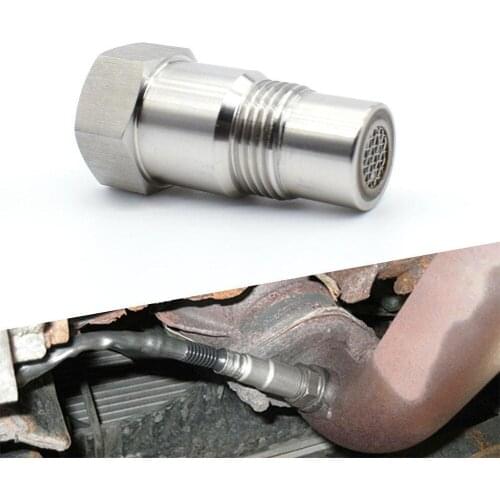 Car Oxygen O2 Sensor Adapter CEL Fix Check Engine Light Eliminator M18x1.5 Extender Adapter Fitting Eliminator Test Pipe