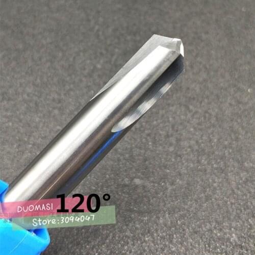Free Delivery 3mm/4mm/5mm/6mm/8mm/10mm/12mm*120degree Aluminum processing Cemented carbide chamfer drill positioning centre bit
