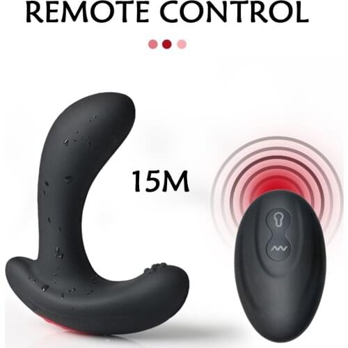 Wireless Remote Control Inflatable Anal Plug Male Prostate Massager Vibrating Butt Plug Anus Expansion Vibrator Sex Toys for Gay