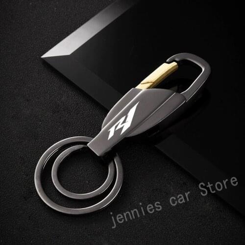 For Yamaha R1 YZF R1 1999 2018 2019 2020 YZFR1 YZF-R1 Accessories motorcycle Keychain Alloy Keyring Key Chain with Logo Key ring