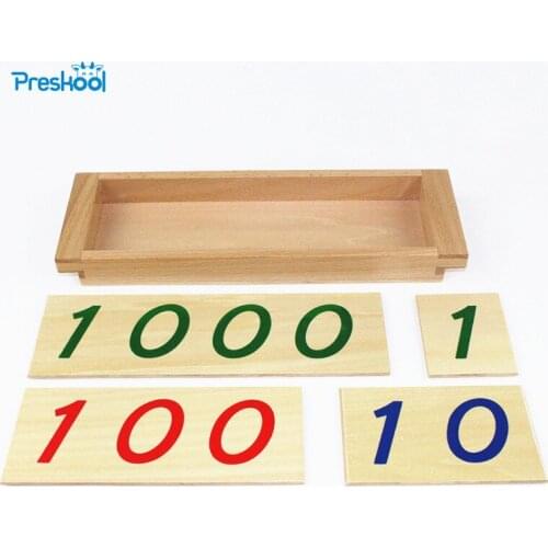 Montessori Kids Baby Toy Introduction to Decimal Symbol Preschool Brinquedos Juguets