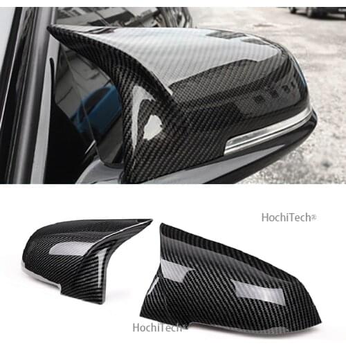 For BMW 1 2 3 4 Series F20 F30 F31 F32 F36 2012 - UP 320i 328i 330d 335i M3 M4 Look Replacement style Carbon Fiber Mirror Cover