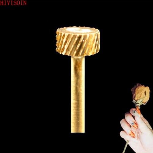 HIVISOIN-10pcs- Carbide Nail Drill Bit - 2-Week Backfill Bit - (60050010)-Gold