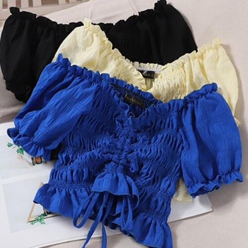 LJSXLS Off Shoulder Blouses