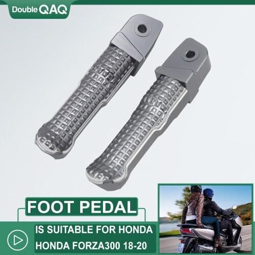 Modified motorcycle CNC aluminium forza300 forza rear pedal footpegs passenger Foot Pegs Footrests for honda forza300 2018 2020