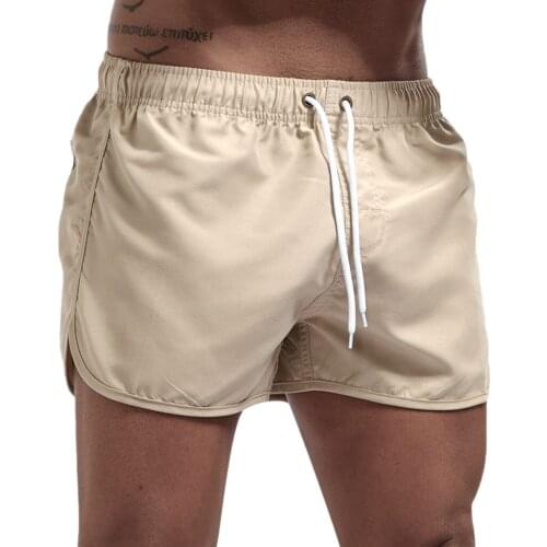 Mens sport running beach Short board pants Hot sell swim trunk pants Quick-drying with pocket male surfing shorts GYM Swimwear