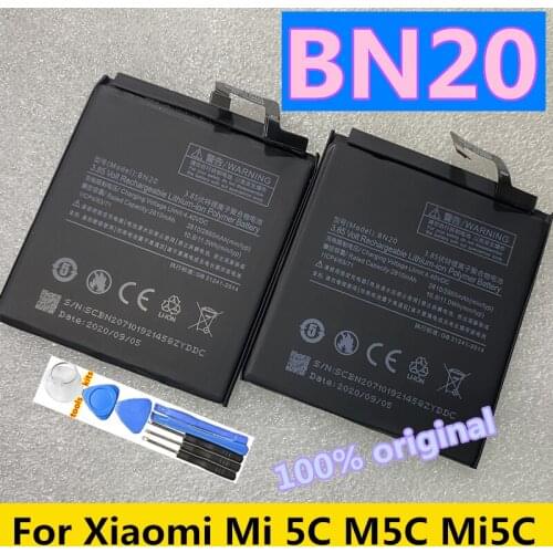 Original Battery 2810mAh BN20 For Xiaomi 5C Mi5C M5C High Quality Replacement Phone Batteries