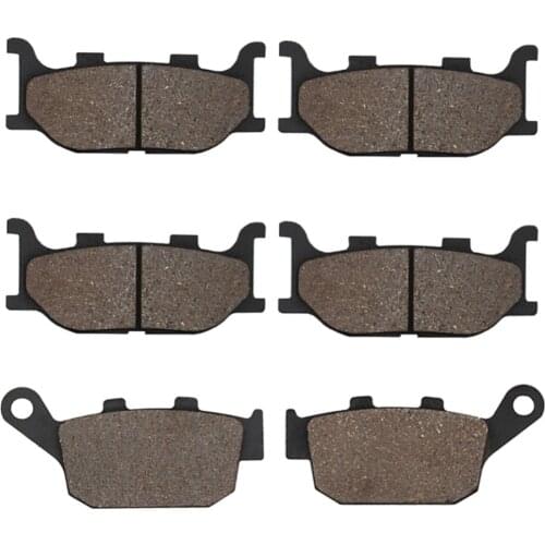 Cyleto Front and Rear Brake Pads for Yamaha XJ6F XJ6 F XJ 6 F Diversion 2010 2011 2012 XJ6S & XJ6N 2009 2010 2011 2012