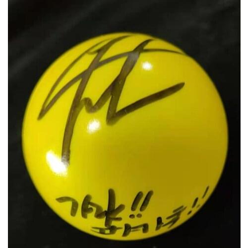 Signed EXO Park Chanyeol autographed concert ball K-POP 7CM 012021C