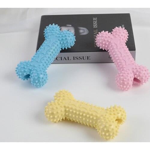 Legendog Rubber Bone Dog Toy Bite-Proof Funny Interactive Toys Dog Teething Toy Bone Shape Toy Puppies Chewing Toys