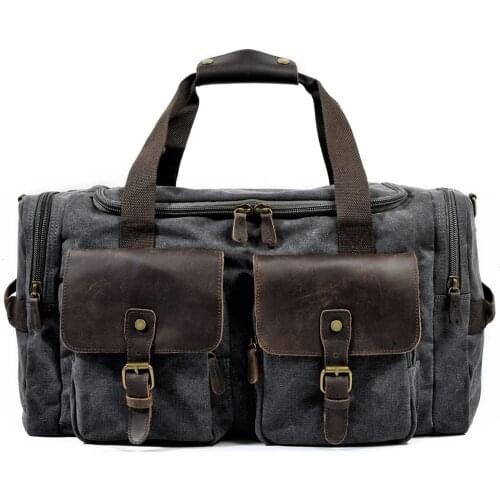Retro travel bag male business travel bag large capacity travel sports fitness bag shoulder messenger bag weekend bag