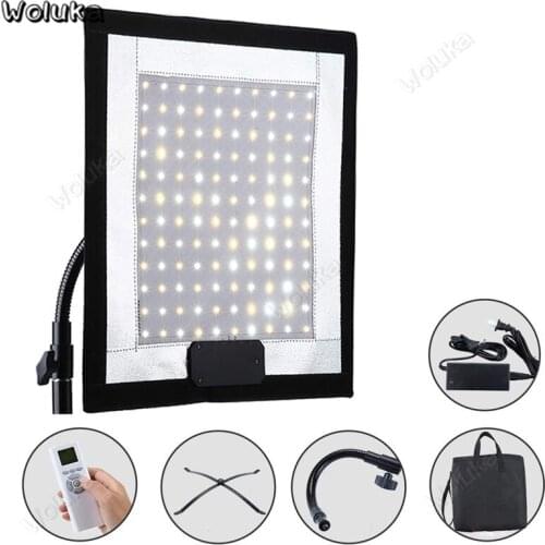 LED Panel light 45W foldable roll panel lamp professional portable curved fill light photo video light CD50 T10