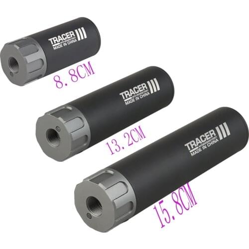 Tactical Paintball Air Gun Lighter Flamethrower With Muffler Excitation Fluorescence Automatic Tracer Shooting Attachment