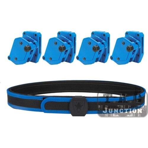 IPSC USPSA IDPA 1.5" Shooting Inner & Outer Belt Competition High Speed 4x Multi-Angle Speed Pistol Magazine Pouch Mag Holster