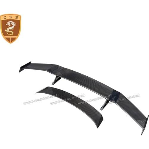 High quality Carbon Fiber Rear Trunk Lip Spoiler Wing Fits For Lambor Hurancan Lp610-4 Lp580-2 MD style
