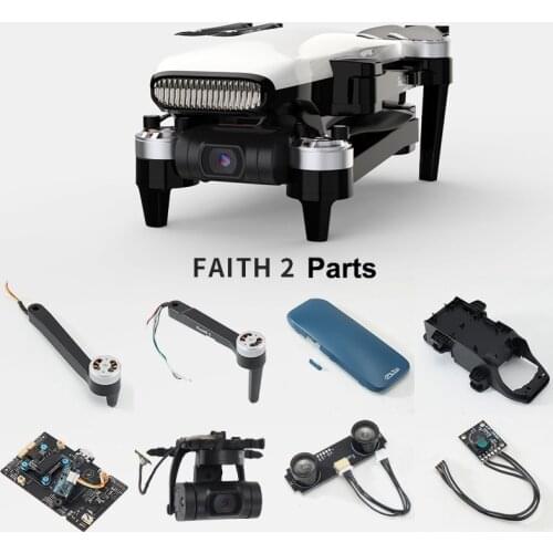 CFly Faith 2 RC Drone Spare Replacement Parts Lower Upper Shell Receiver Board GPS Propeller 3-Axis Gimbal Camera Arm Motor Set