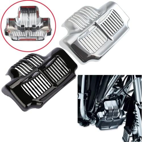 Motorcycle Protector Oil Cooler Cover For Harley Touring Road King Electra Street Glide Trike FLHT FLTR FLHX 2011-2015