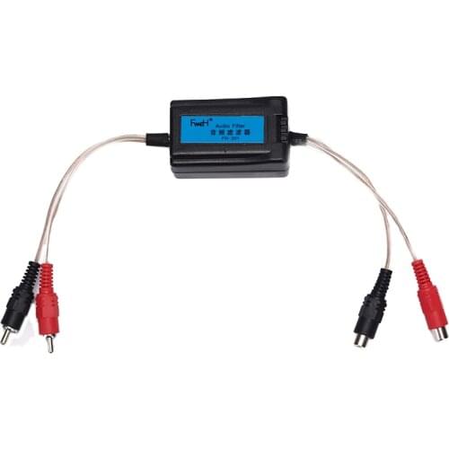 6.3*3.8*3CM Pretty Car Auto Home Stereos Mini Ground Loop Isolator Noise Reduction Filter new high quality car-styling