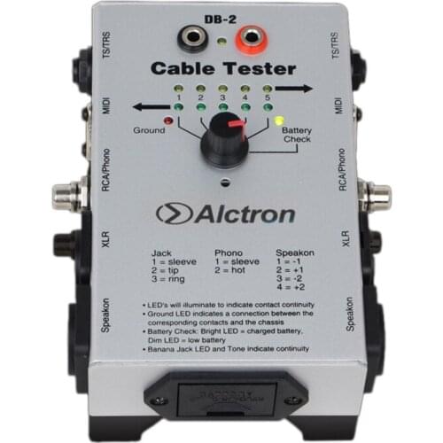 Alctron DB-2 Line Tester o Cable Signal Test Instrument o Engineering Line Tester
