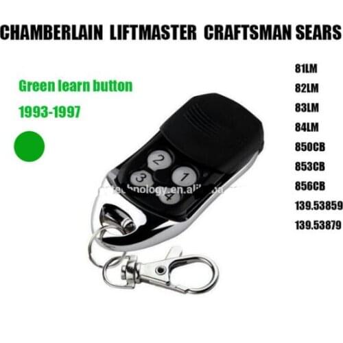 For LiftMaster 81LM Garage Door Opener Remote control Green smart learn button good