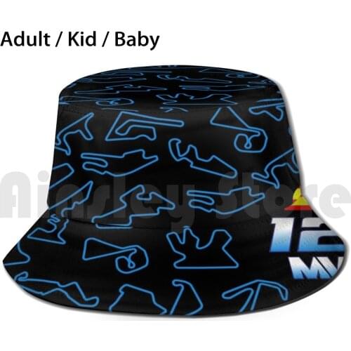 Maverick Vi ? Ales - Circuits Sun Hat Foldable UV Protection Vinales Motorcycle Motorbike Bike Patterns Moto Racing