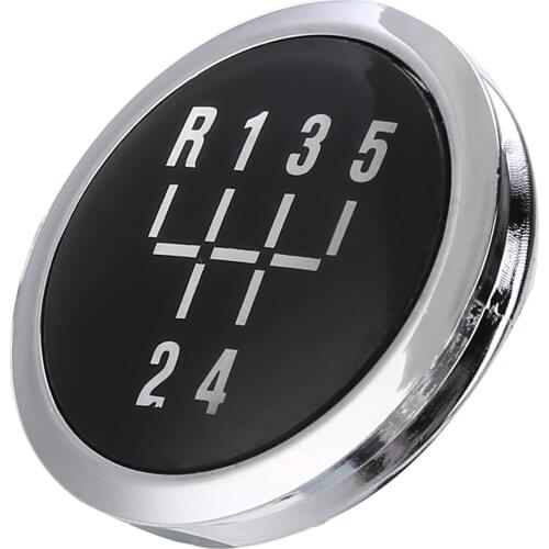 Mayitr 1pc 5 Speed Gear Knob Cap Top 161412 Dedicated Replacement Gear Covers For VAUXHALL OPEL ASTRA III H CORSA D 2004-2010