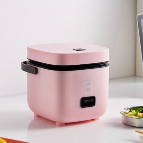 Mini Rice Cooker 220 V Electric Steamer Multicooker Heated Container Cooking Kitchen Appliances Multifunction Electric Pot 1.2L