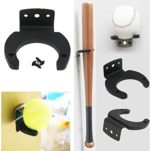 Baseball Display Base Black Baseball Bat Display Holder Multifunctional Rack For Sports Goods Baseball Display Base