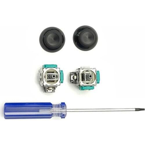 Original 3D Analog Joysticks with Thumbsticks cap Conductive Rubber Replacement Repair For Xbox One Controller