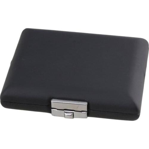 Portable Black PU Leather Oboe Bassoon Reed Protective Case Holder for 3pcs Reeds Woodwind Accessory