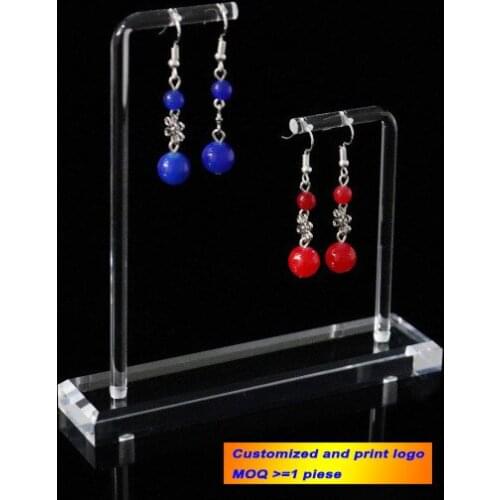 Clear Acrylic Earring Display Rack Jewelry Case Earring Organizer Hanging Earring Stand Jewellery Stands Earring Organizer