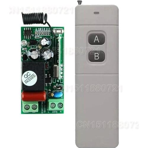 AK-RK01S-220-J 220V 1CH RF Wireless Remote Switch Wireless Light Lamp LED Switch 315/433 Remote ON OFF Controller