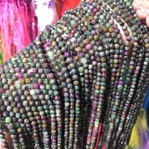 Rainbow Gem Section Loose Beads Charms For DIY Necklace Bracelet Sewing Craft Jewelry Accessory Making