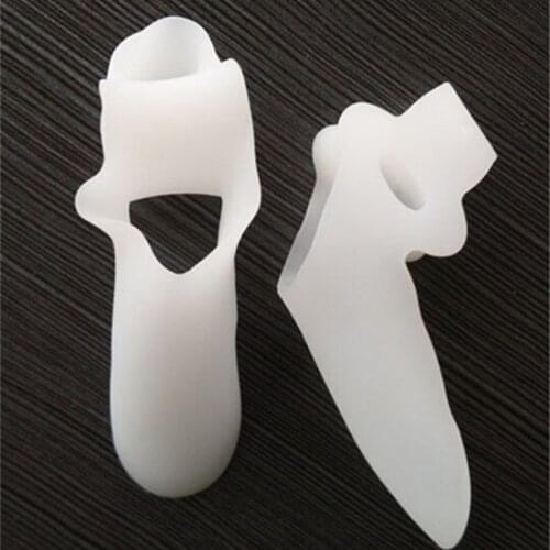 Big Toe Straightener Thumb Valgus Protector Silicone Gel Foot Fingers Toe Separator Bunion Adjuster Feet Pads Relief Foot Pain