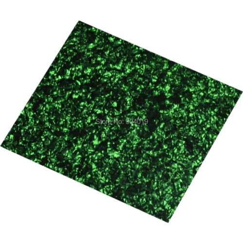 A4 Size 0.71mm Pearl Green Celluloid Sheet Film 210x297mm for Pickguard Custom Inlays Guitar Pick Guitar Builder