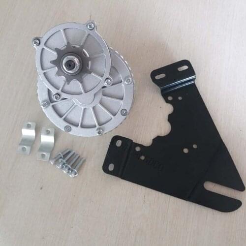 250w DC 24 v gear brush motor, DC gear brushed motor, Electric bicycle / electric tricycle motor, scooter motor MY1018+Bracket