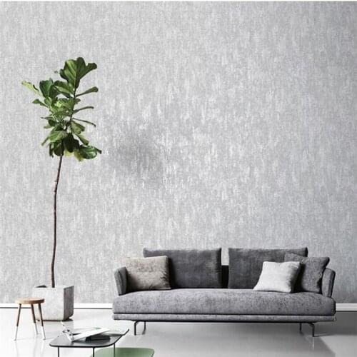 Nordic gray plain color mottled wallpaper retro industrial style bedroombackground wall bedroom nonwoven обои для стен в рулонах