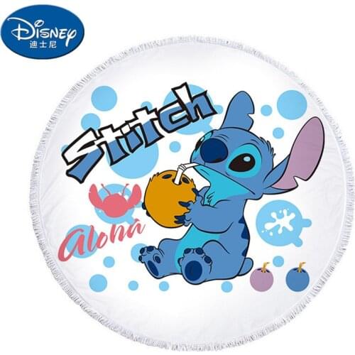 Stitch Cute Cartoon Microfiber Beach Towel Blanket Swimming BathTowel Adult Children Gift Vacation Yoga Mat 150X150CM