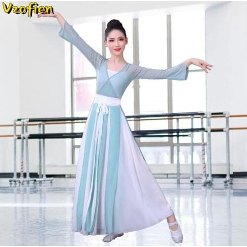 Chinese Traditional Classical Dance Costumes Adult Elegant Folk Dance Stage Performance Guzheng Hanfu Clothing Cosplay Party